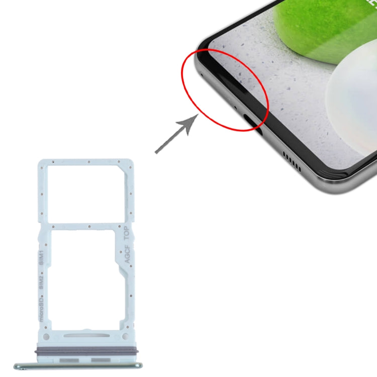 For Samsung Galaxy A73 5G SM-A736B Original SIM Card Tray + SIM Card Tray / Micro SD Card Tray (Green) - Card Tray by buy2fix | Online Shopping UK | buy2fix
