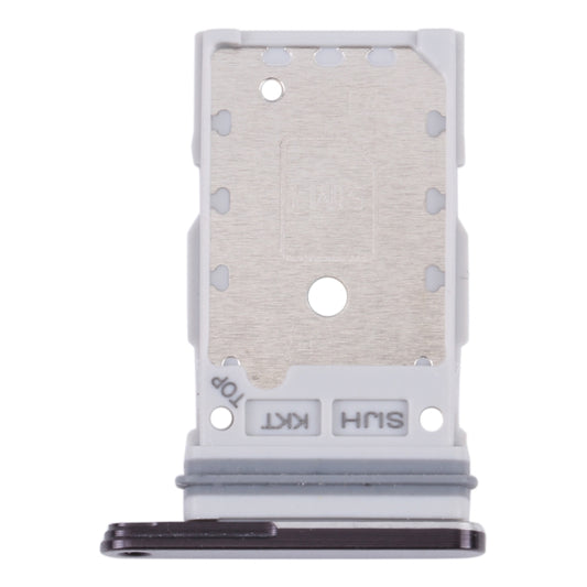 For Samsung Galaxy S22 Ultra 5G SM-S908B Original SIM Card Tray + SIM Card Tray (Black) -  by buy2fix | Online Shopping UK | buy2fix