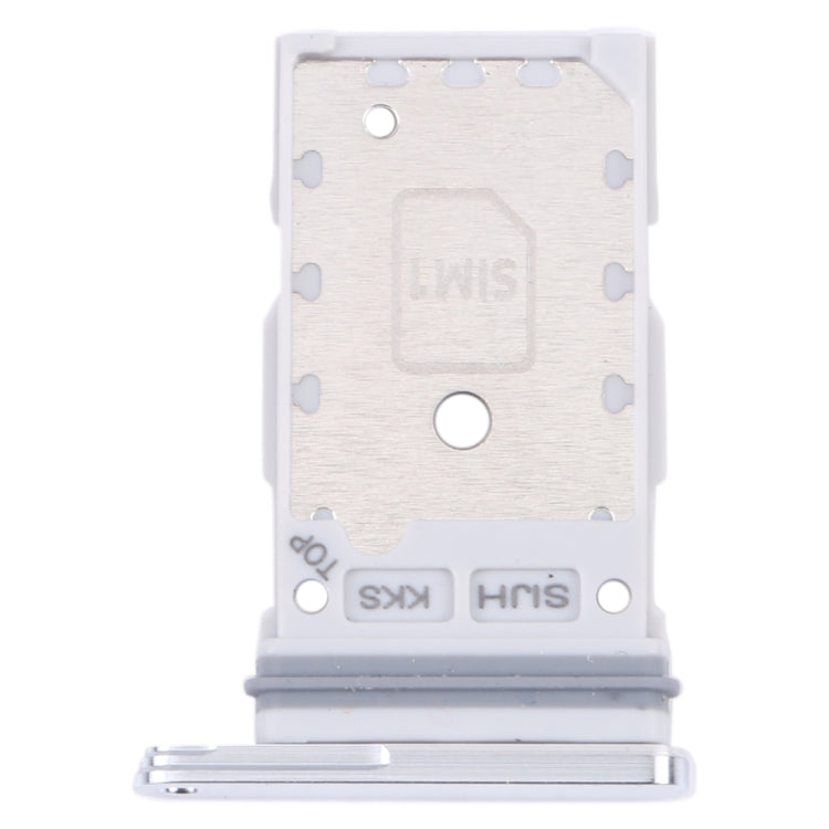 For Samsung Galaxy S22 Ultra 5G SM-S908B Original SIM Card Tray + SIM Card Tray (White) -  by buy2fix | Online Shopping UK | buy2fix