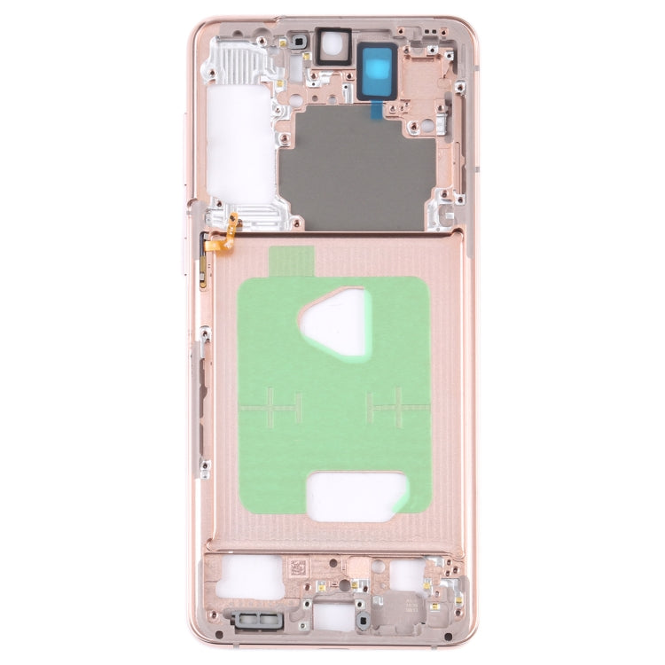 For Samsung Galaxy S21+ 5G SM-G996B Middle Frame Bezel Plate (Pink) - Frame Bezel Plate by buy2fix | Online Shopping UK | buy2fix