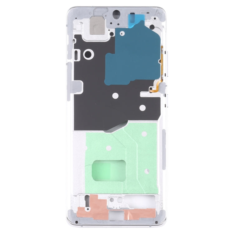 For Samsung Galaxy S21 Ultra 5G SM-G998B Middle Frame Bezel Plate (Silver) - Frame Bezel Plate by buy2fix | Online Shopping UK | buy2fix