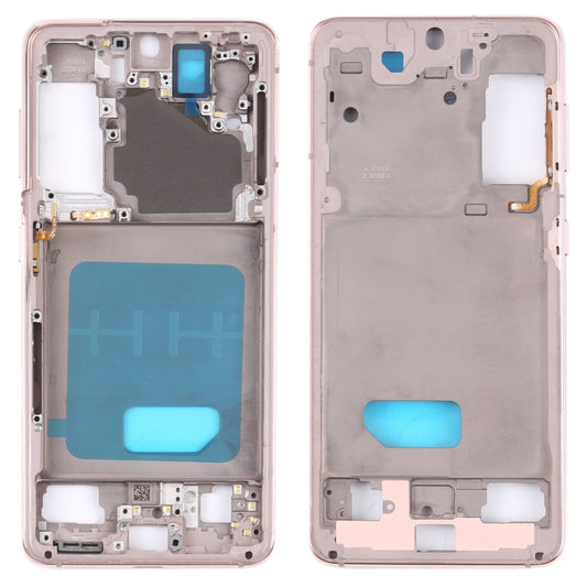 For Samsung Galaxy S21 5G SM-G991B Middle Frame Bezel Plate (Gold) - Frame Bezel Plate by buy2fix | Online Shopping UK | buy2fix
