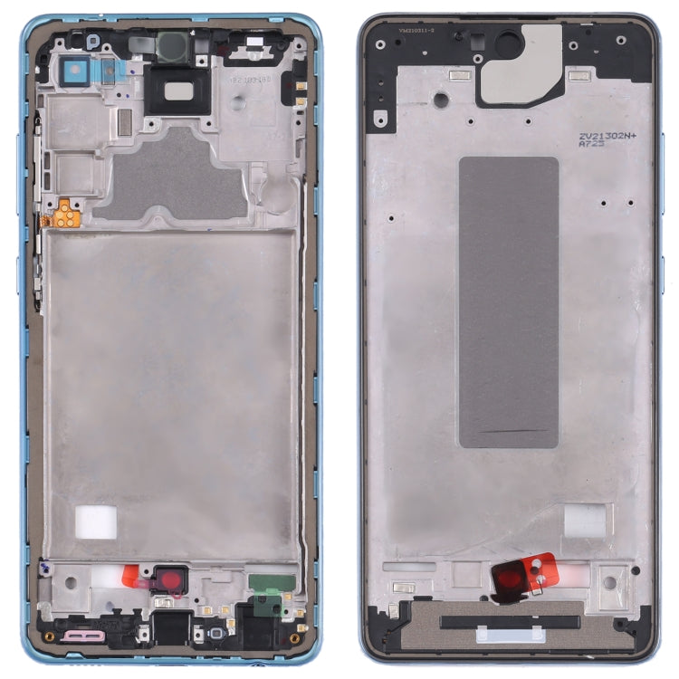 For Samsung Galaxy A52 5G SM-A526B Middle Frame Bezel Plate (Blue) - Frame Bezel Plate by buy2fix | Online Shopping UK | buy2fix