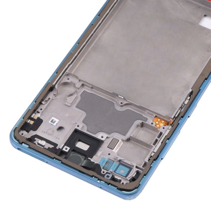 For Samsung Galaxy A52 5G SM-A526B Middle Frame Bezel Plate (Blue) - Frame Bezel Plate by buy2fix | Online Shopping UK | buy2fix