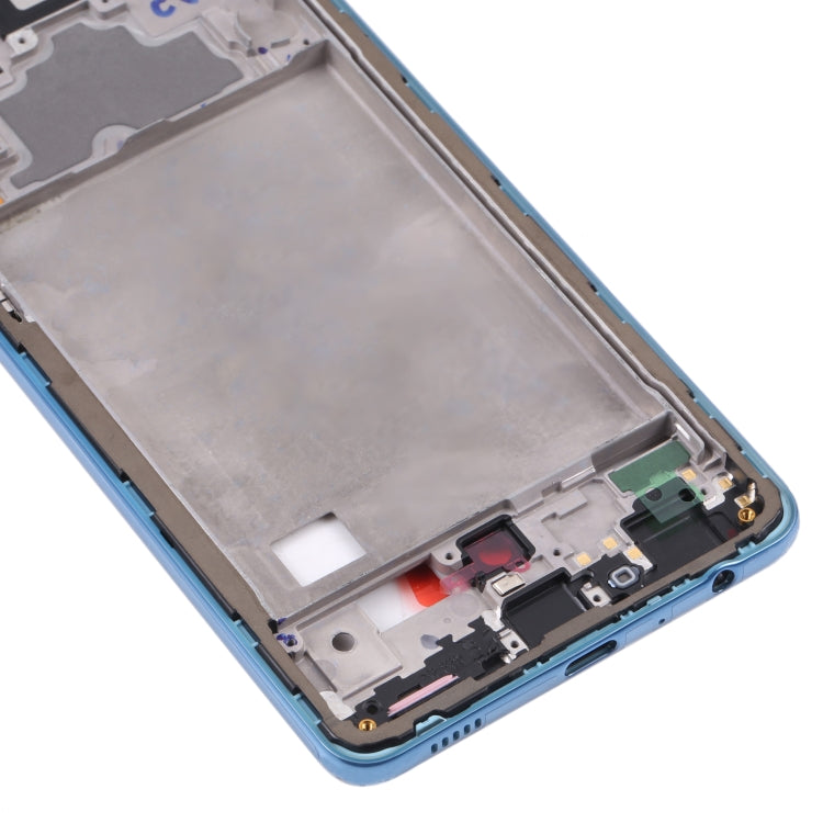 For Samsung Galaxy A52 5G SM-A526B Middle Frame Bezel Plate (Blue) - Frame Bezel Plate by buy2fix | Online Shopping UK | buy2fix