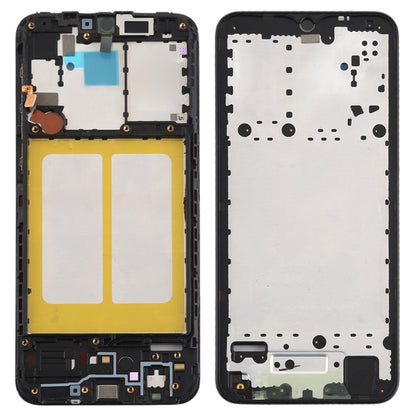For Galaxy A20e  Front Housing LCD Frame Bezel Plate (Black) - Frame Bezel Plate by buy2fix | Online Shopping UK | buy2fix
