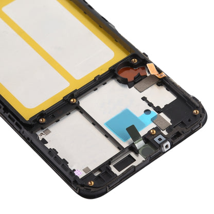 For Galaxy A20e  Front Housing LCD Frame Bezel Plate (Black) - Frame Bezel Plate by buy2fix | Online Shopping UK | buy2fix