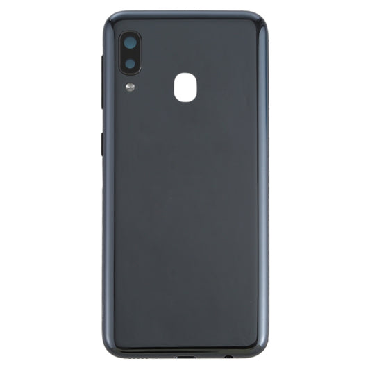For Galaxy A20e Battery Back Cover with Side Keys (Black) - Back Cover by buy2fix | Online Shopping UK | buy2fix