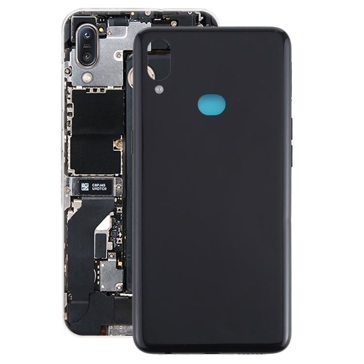 For Galaxy A10s Battery Back Cover with Side Keys (Black) - Back Cover by buy2fix | Online Shopping UK | buy2fix