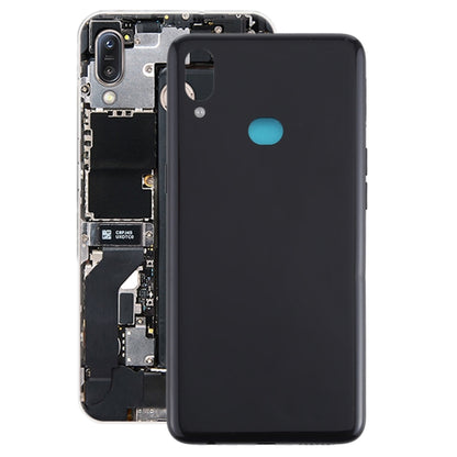For Galaxy A10s Battery Back Cover with Side Keys (Black) - Back Cover by buy2fix | Online Shopping UK | buy2fix