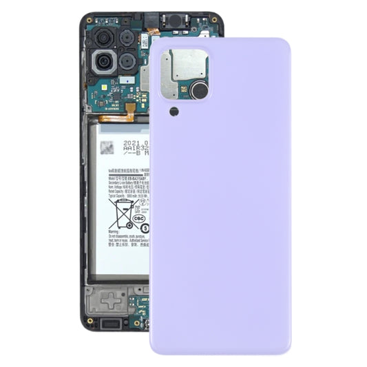 For Samsung Galaxy A22 SM-A225F Battery Back Cover (Purple) - Back Cover by buy2fix | Online Shopping UK | buy2fix