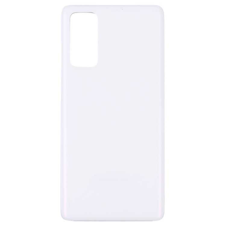 For Samsung Galaxy S20 FE 5G SM-G781B Battery Back Cover (White) - Back Cover by buy2fix | Online Shopping UK | buy2fix