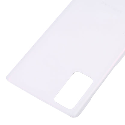 For Samsung Galaxy S20 FE 5G SM-G781B Battery Back Cover (White) - Back Cover by buy2fix | Online Shopping UK | buy2fix