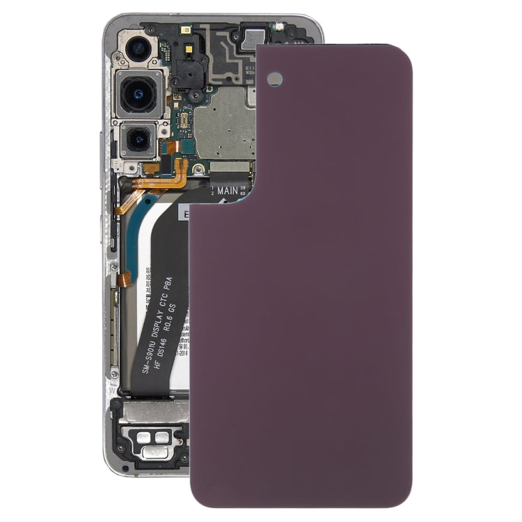 For Samsung Galaxy S22 Battery Back Cover (Dark Red) -  by buy2fix | Online Shopping UK | buy2fix