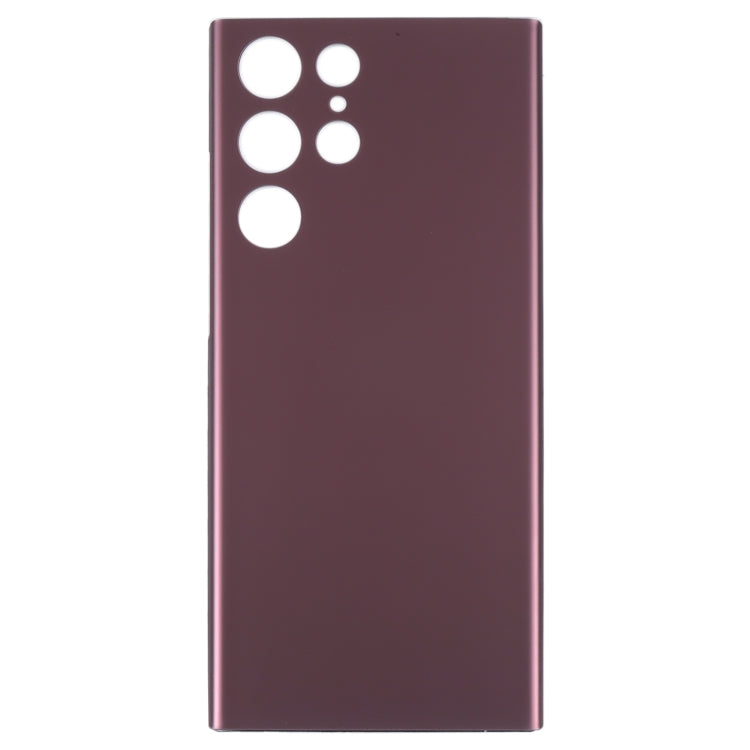 For Samsung Galaxy S22 Ultra Battery Back Cover (Dark Red) -  by buy2fix | Online Shopping UK | buy2fix