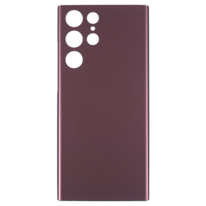 For Samsung Galaxy S22 Ultra Battery Back Cover (Dark Red) -  by buy2fix | Online Shopping UK | buy2fix