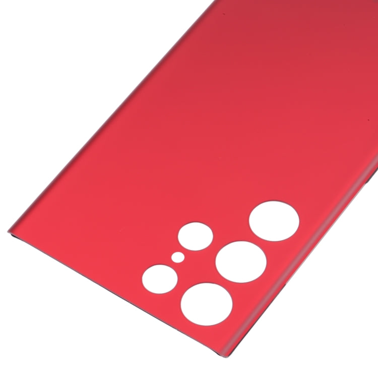 For Samsung Galaxy S22 Ultra Battery Back Cover (Red) -  by buy2fix | Online Shopping UK | buy2fix