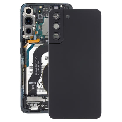 For Samsung Galaxy S22+ 5G SM-S906B Battery Back Cover with Camera Lens Cover (Black) -  by buy2fix | Online Shopping UK | buy2fix