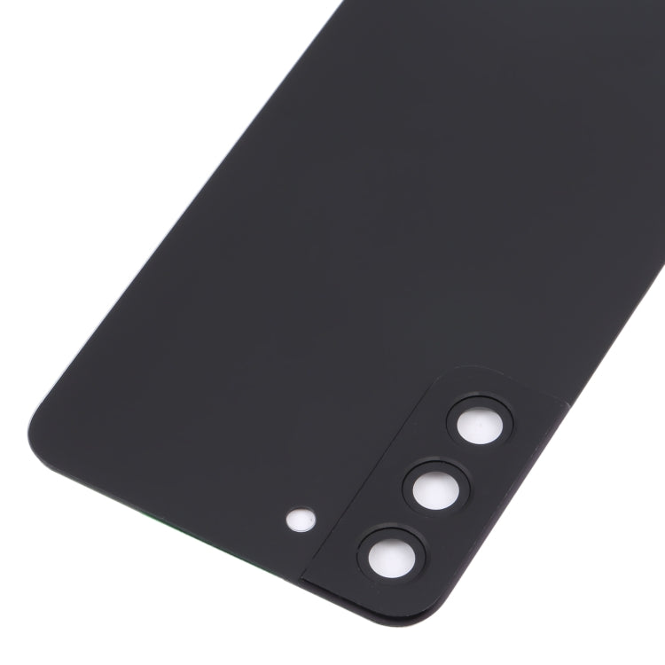 For Samsung Galaxy S22+ 5G SM-S906B Battery Back Cover with Camera Lens Cover (Black) -  by buy2fix | Online Shopping UK | buy2fix