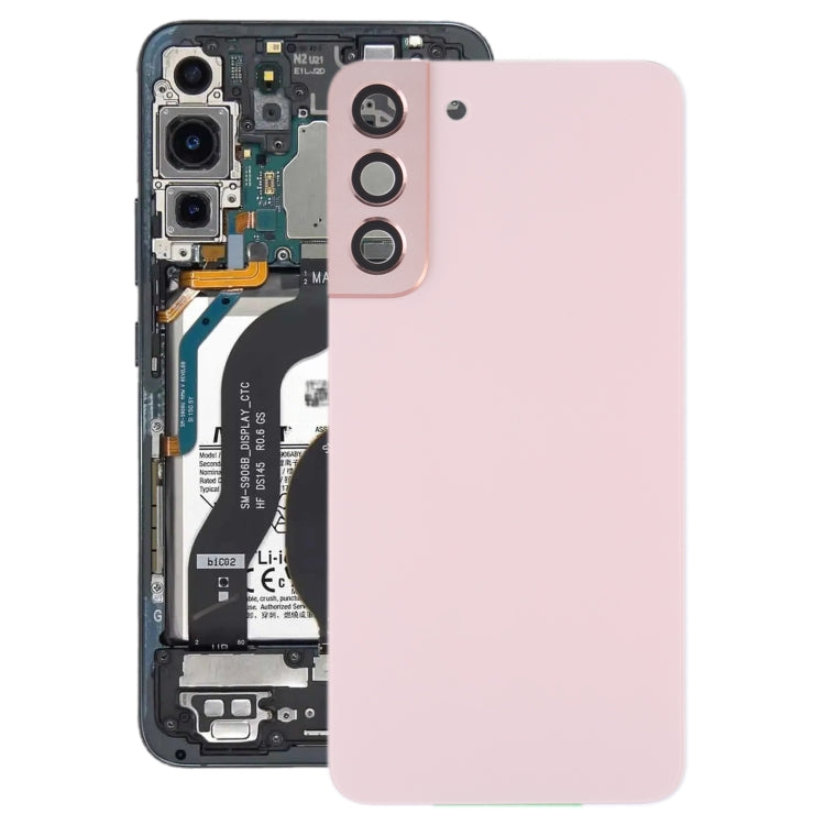 For Samsung Galaxy S22+ 5G SM-S906B Battery Back Cover with Camera Lens Cover (Gold) -  by buy2fix | Online Shopping UK | buy2fix