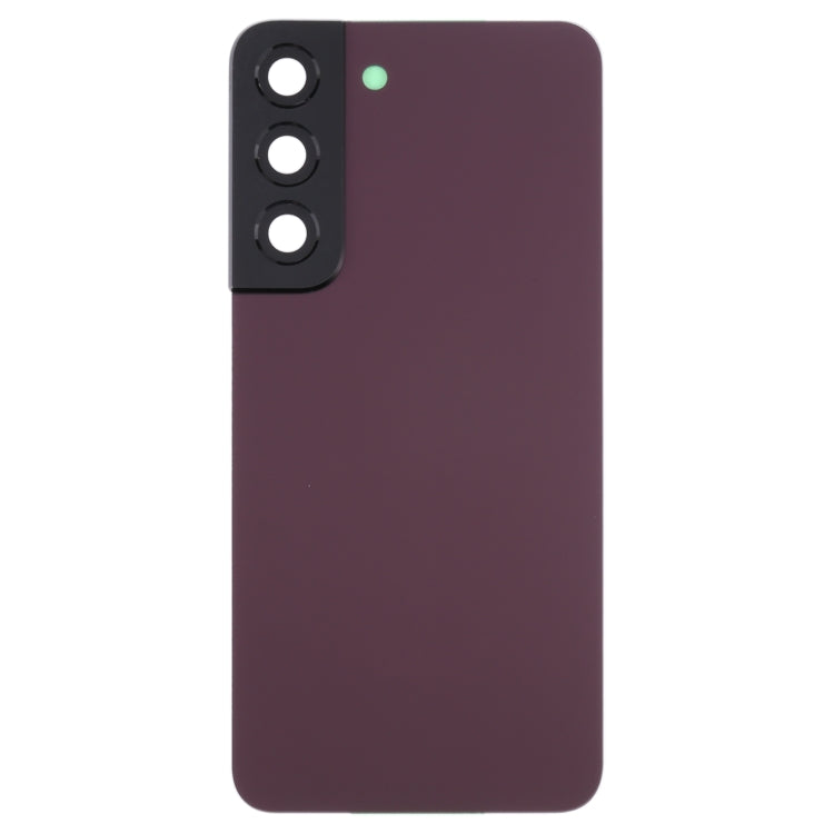 For Samsung Galaxy S22 5G SM-S901B Battery Back Cover with Camera Lens Cover (Purple) -  by buy2fix | Online Shopping UK | buy2fix