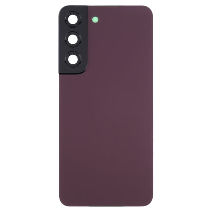 For Samsung Galaxy S22 5G SM-S901B Battery Back Cover with Camera Lens Cover (Purple) -  by buy2fix | Online Shopping UK | buy2fix