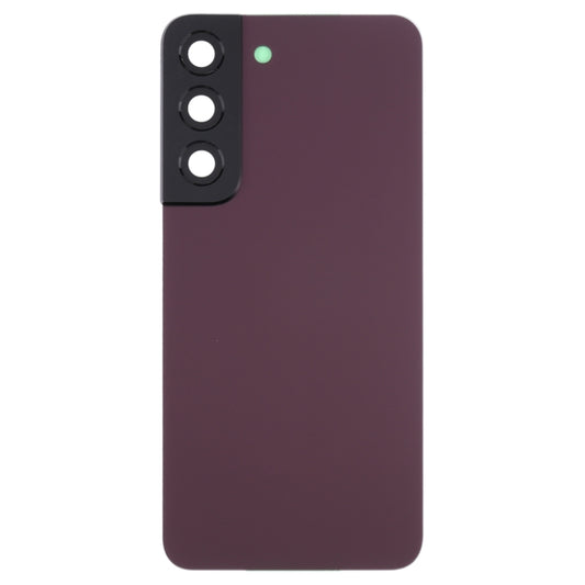 For Samsung Galaxy S22 5G SM-S901B Battery Back Cover with Camera Lens Cover (Purple) -  by buy2fix | Online Shopping UK | buy2fix
