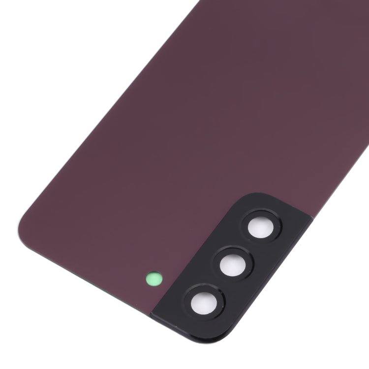 For Samsung Galaxy S22 5G SM-S901B Battery Back Cover with Camera Lens Cover (Purple) -  by buy2fix | Online Shopping UK | buy2fix