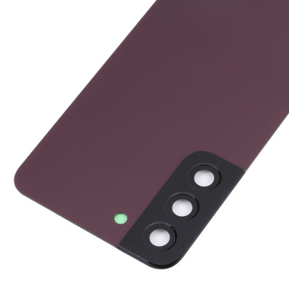 For Samsung Galaxy S22 5G SM-S901B Battery Back Cover with Camera Lens Cover (Purple) -  by buy2fix | Online Shopping UK | buy2fix