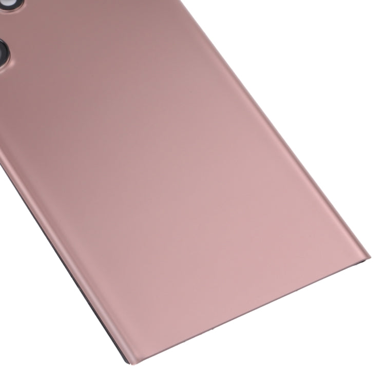 For Samsung Galaxy S22 Ultra 5G SM-S908B Battery Back Cover with Camera Lens Cover (Pink) -  by buy2fix | Online Shopping UK | buy2fix