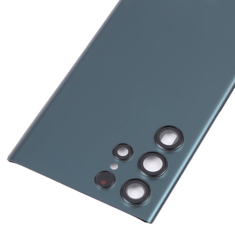 For Samsung Galaxy S22 Ultra 5G SM-S908B Battery Back Cover with Camera Lens Cover (Green) -  by buy2fix | Online Shopping UK | buy2fix