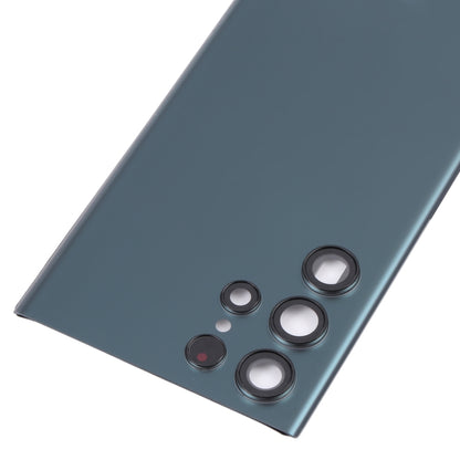 For Samsung Galaxy S22 Ultra 5G SM-S908B Battery Back Cover with Camera Lens Cover (Green) -  by buy2fix | Online Shopping UK | buy2fix