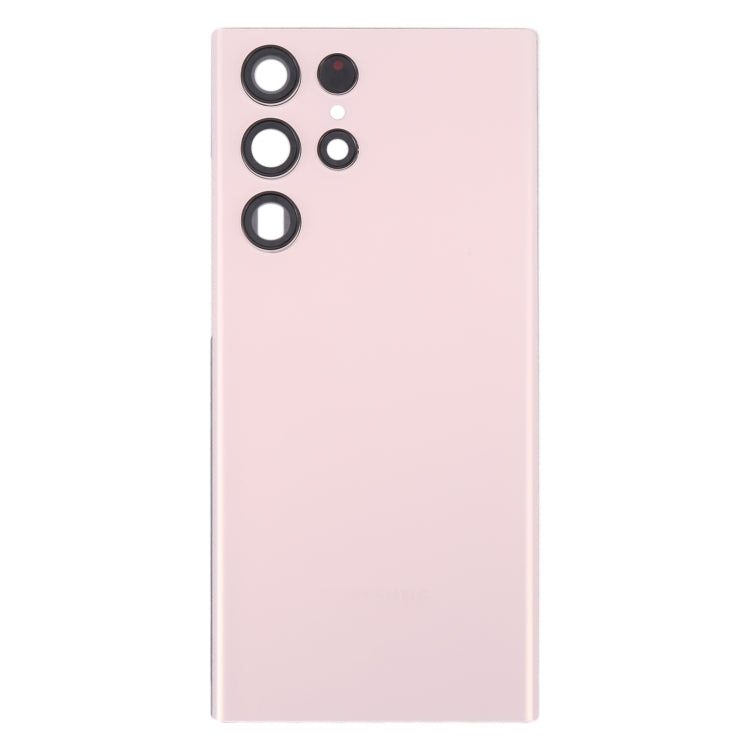 For Samsung Galaxy S22 Ultra 5G SM-S908B Battery Back Cover with Camera Lens Cover (Gold) -  by buy2fix | Online Shopping UK | buy2fix