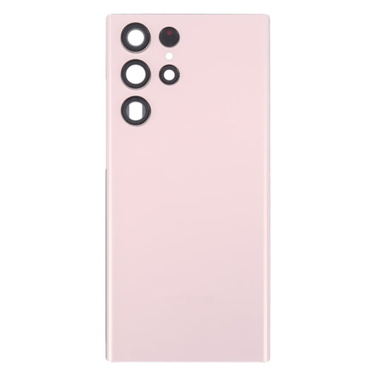 For Samsung Galaxy S22 Ultra 5G SM-S908B Battery Back Cover with Camera Lens Cover (Gold) -  by buy2fix | Online Shopping UK | buy2fix