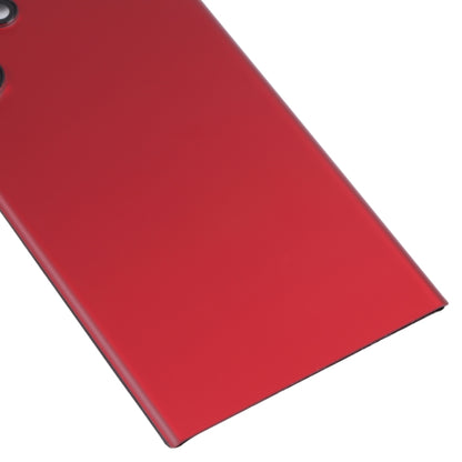For Samsung Galaxy S22 Ultra 5G SM-S908B Battery Back Cover with Camera Lens Cover (Red) -  by buy2fix | Online Shopping UK | buy2fix