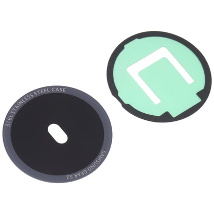 Back Glass Lens For Samsung Gear S2 SM-R720(Black) - Other Parts by buy2fix | Online Shopping UK | buy2fix