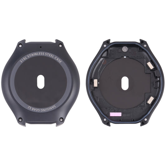 Rear Housing Cover with Glass Lens For Samsung Gear S2 SM-R720 (Black) - Other Parts by buy2fix | Online Shopping UK | buy2fix