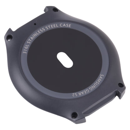 Rear Housing Cover with Glass Lens For Samsung Gear S2 SM-R720 (Black) - Other Parts by buy2fix | Online Shopping UK | buy2fix