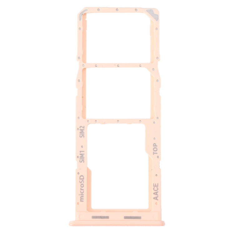 For Samsung Galaxy A13 SM-A135 Original SIM Card Tray + SIM Card Tray + Micro SD Card Tray (Pink) - Card Tray by buy2fix | Online Shopping UK | buy2fix