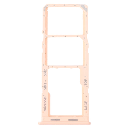 For Samsung Galaxy A13 SM-A135 Original SIM Card Tray + SIM Card Tray + Micro SD Card Tray (Pink) - Card Tray by buy2fix | Online Shopping UK | buy2fix