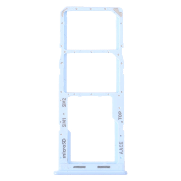 For Samsung Galaxy A13 SM-A135 Original SIM Card Tray + SIM Card Tray + Micro SD Card Tray (Blue) - Card Tray by buy2fix | Online Shopping UK | buy2fix