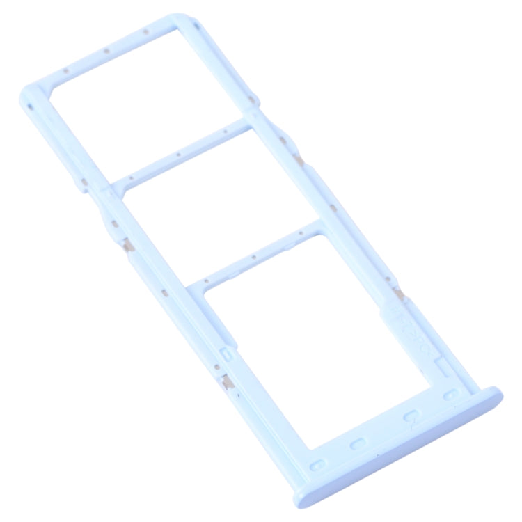 For Samsung Galaxy A13 SM-A135 Original SIM Card Tray + SIM Card Tray + Micro SD Card Tray (Blue) - Card Tray by buy2fix | Online Shopping UK | buy2fix