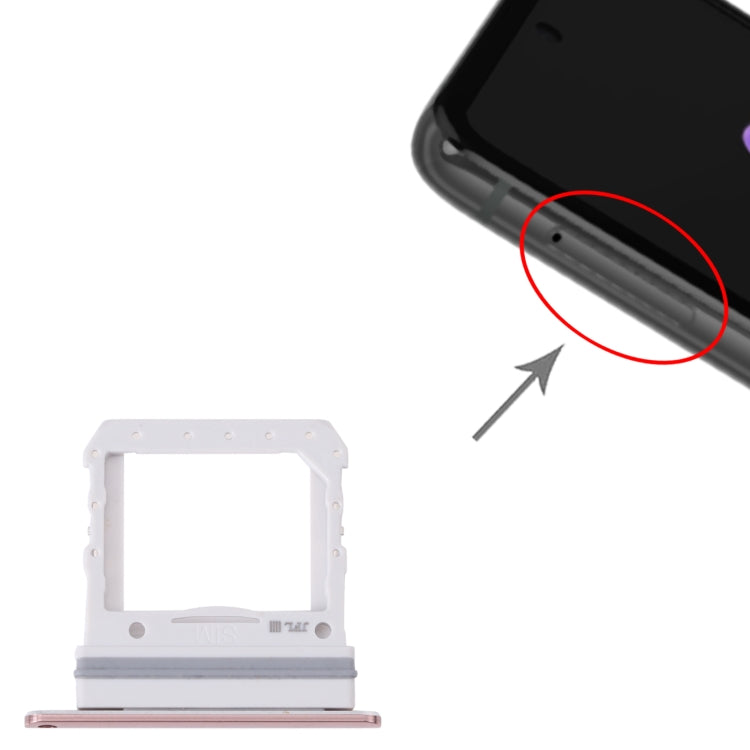 For Samsung Galaxy Z Flip 5G SM-F707B Original SIM Card Tray (Gold) - Card Tray by buy2fix | Online Shopping UK | buy2fix