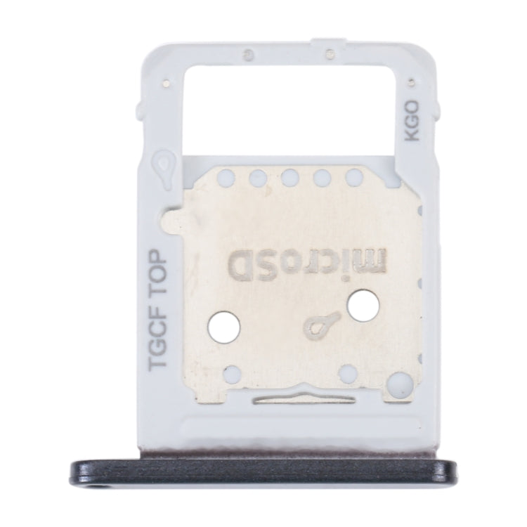 For Samsung Galaxy Tab S7 FE SM-T736 SIM Card Tray + Micro SD Card Tray (Black) - Card Tray by buy2fix | Online Shopping UK | buy2fix