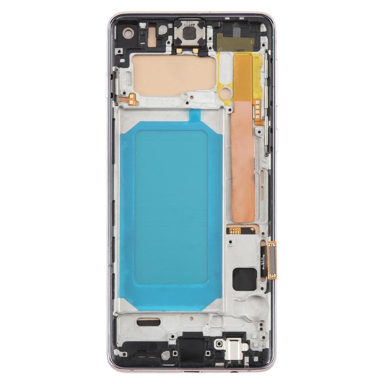 For Samsung Galaxy S10 4G SM-G973F 6.05 inch TFT LCD Screen Digitizer Full Assembly with Frame, Not Supporting Fingerprint Identification(Gold) - LCD Screen by buy2fix | Online Shopping UK | buy2fix