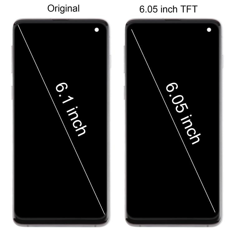For Samsung Galaxy S10 4G SM-G973F 6.05 inch TFT LCD Screen Digitizer Full Assembly with Frame, Not Supporting Fingerprint Identification(Gray) - LCD Screen by buy2fix | Online Shopping UK | buy2fix