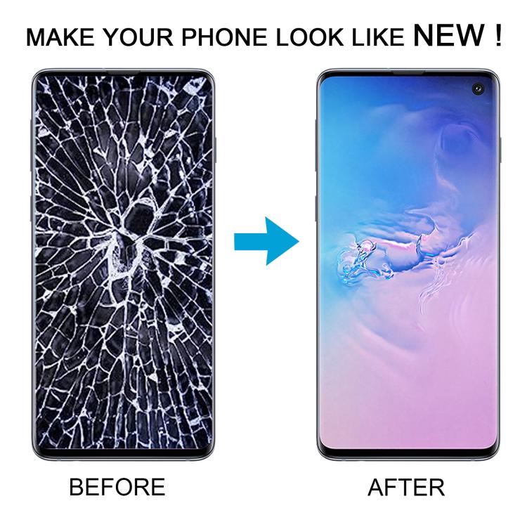 For Samsung Galaxy S10 4G SM-G973F 6.05 inch TFT LCD Screen Digitizer Full Assembly with Frame, Not Supporting Fingerprint Identification(Gold) - LCD Screen by buy2fix | Online Shopping UK | buy2fix