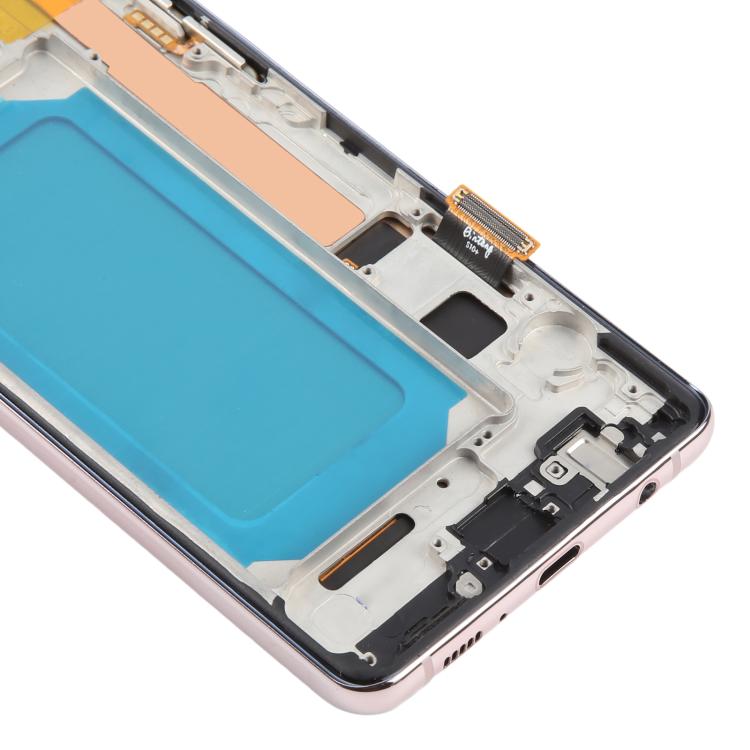 For Samsung Galaxy S10+ SM-G975F 6.38 inch TFT LCD Screen Digitizer Full Assembly with Frame, Not Supporting Fingerprint Identification(Gold) - LCD Screen by buy2fix | Online Shopping UK | buy2fix