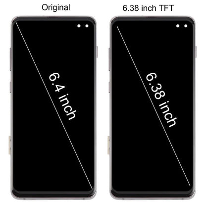 For Samsung Galaxy S10+ SM-G975F 6.38 inch TFT LCD Screen Digitizer Full Assembly with Frame, Not Supporting Fingerprint Identification(Gold) - LCD Screen by buy2fix | Online Shopping UK | buy2fix
