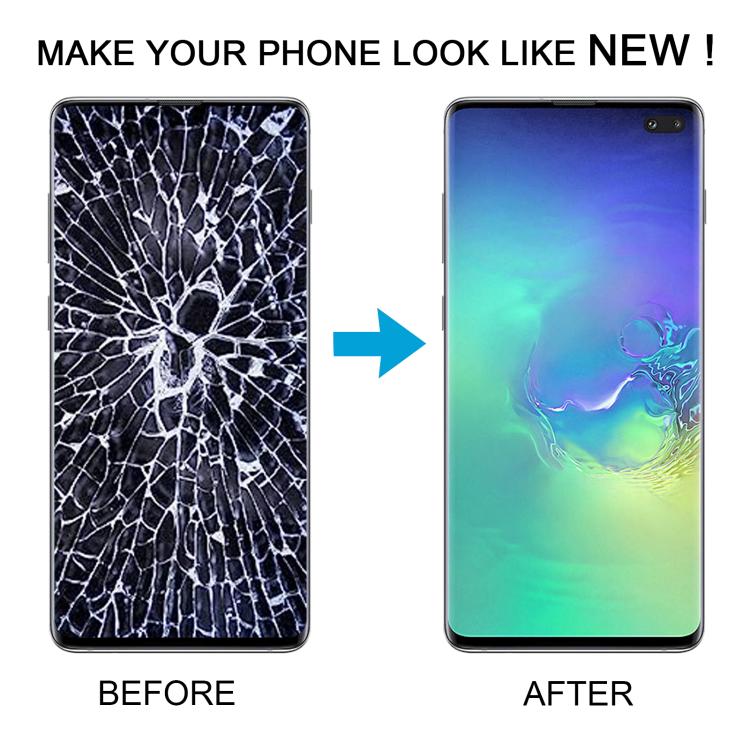 For Samsung Galaxy S10+ SM-G975F 6.38 inch TFT LCD Screen Digitizer Full Assembly with Frame, Not Supporting Fingerprint Identification(Green) - LCD Screen by buy2fix | Online Shopping UK | buy2fix